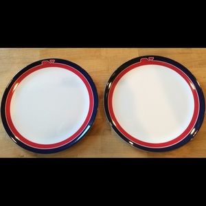 2 Vineyard Vines Melamine Whale Plates NWOT